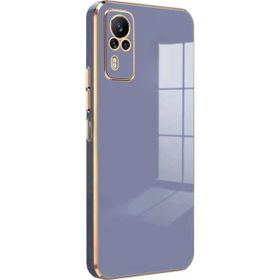 Microsonic Vivo Y51A Olive Plated Lavanta Grisi Kılıf
