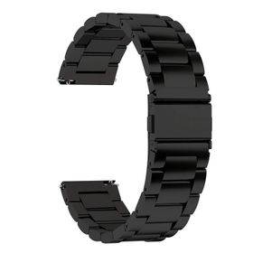 Microsonic Xiaomi Amazfit Pace Metal Stainless Steel Siyah Kordon