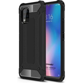 Microsonic Xiaomi Mi 10 Lite Rugged Armor Siyah Kılıf