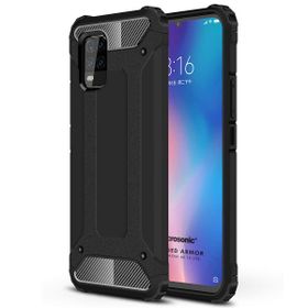 Microsonic Xiaomi Mi 10 Lite Rugged Armor Siyah Kılıf
