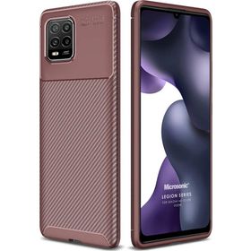 Microsonic Xiaomi Mi 10 Lite Zoom Legion Series Kahverengi Kılıf
