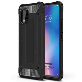 Microsonic Xiaomi Mi 10 Lite Zoom Rugged Armor Siyah Kılıf