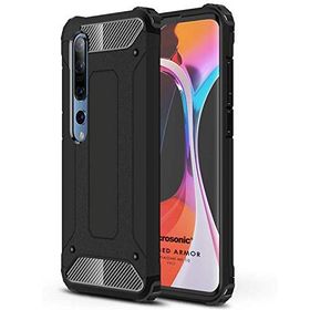 Microsonic Xiaomi Mi 10 Pro Rugged Armor Siyah Kılıf