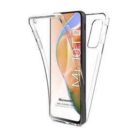 Microsonic Xiaomi Mi 10T 6 Tarafı Tam Full Koruma 360 Clear Soft Şeffaf Cep Telefonu Kılıfı
