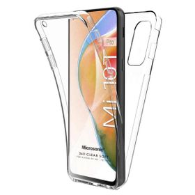 Microsonic Xiaomi Mi 10T 6 Tarafı Tam Full Koruma 360 Clear Soft Şeffaf Cep Telefonu Kılıfı