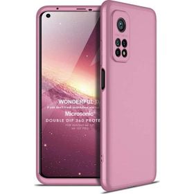Microsonic Xiaomi Mi 10T Double Dip 360 Protective Rose Gold Cep Telefonu Kılıfı