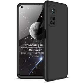 Microsonic Xiaomi Mi 10T Double Dip 360 Protective Siyah Kılıf