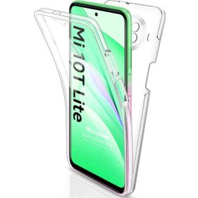 Microsonic Xiaomi Mi 10T Lite 6 Tarafı Tam Full Koruma 360 Clear Soft Şeffaf Cep Telefonu Kılıfı