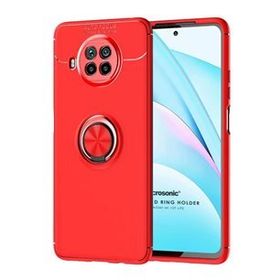 Microsonic Xiaomi Mi 10T Lite Kickstand Ring Holder Kırmızı Kılıf