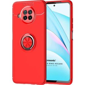 Microsonic Xiaomi Mi 10T Lite Kickstand Ring Holder Kırmızı Kılıf