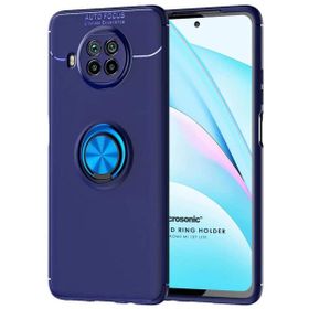 Microsonic Xiaomi Mi 10T Lite Kickstand Ring Holder Lacivert Kılıf