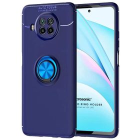 Microsonic Xiaomi Mi 10T Lite Kickstand Ring Holder Lacivert Kılıf