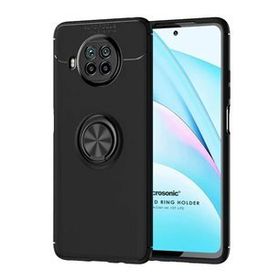 Microsonic Xiaomi Mi 10T Lite Kickstand Ring Holder Siyah Kılıf