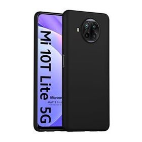 Microsonic Xiaomi Mi 10T Lite Matte Silicone Siyah Kılıf