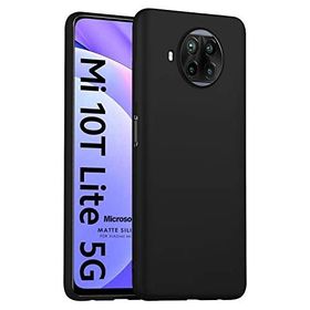 Microsonic Xiaomi Mi 10T Lite Matte Silicone Siyah Kılıf
