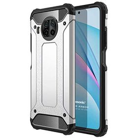 Microsonic Xiaomi Mi 10T Lite Rugged Armor Gümüş Kılıf