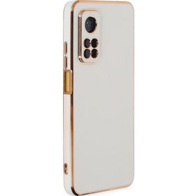 Microsonic Xiaomi Mi 10T Olive Plated Beyaz Kılıf