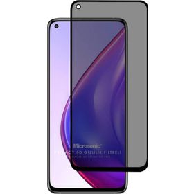 Microsonic Xiaomi Mi 10T Privacy 5D Gizlilik Filtreli Siyah Cam Ekran Koruyucu