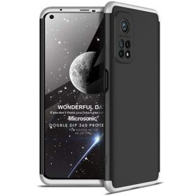 Microsonic Xiaomi Mi 10T Pro Double Dip 360 Protective Siyah Gri Kılıf