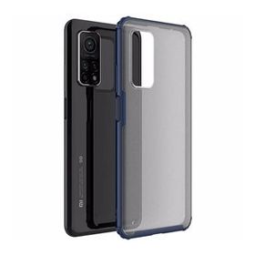 Microsonic Xiaomi Mi 10T Pro Frosted Frame Lacivert Kılıf