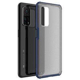 Microsonic Xiaomi Mi 10T Pro Frosted Frame Lacivert Kılıf