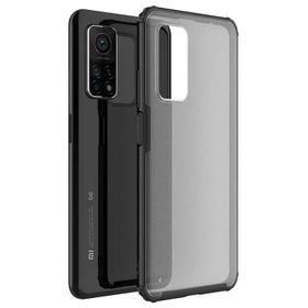 Microsonic Xiaomi Mi 10T Pro Frosted Frame Siyah Kılıf
