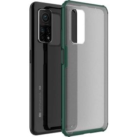 Microsonic Xiaomi Mi 10T Pro Frosted Frame Yeşil Kılıf