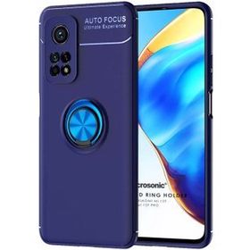 Microsonic Xiaomi Mi 10T Pro Kickstand Ring Holder Lacivert Kılıf
