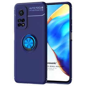 Microsonic Xiaomi Mi 10T Pro Kickstand Ring Holder Lacivert Kılıf