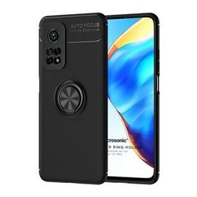 Microsonic Xiaomi Mi 10T Pro Kickstand Ring Holder Siyah Kılıf