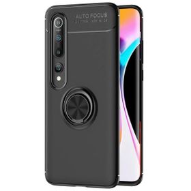 Microsonic Xiaomi Mi 10T Pro Kickstand Ring Holder Siyah Kılıf