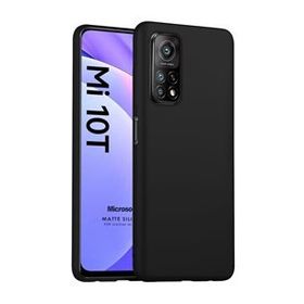 Microsonic Xiaomi Mi 10T Pro Matte Silicone Siyah Kılıf