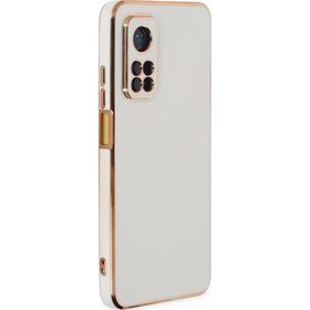 Microsonic Xiaomi Mi 10T Pro Olive Plated Beyaz Kılıf