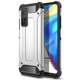 Microsonic Xiaomi Mi 10T Pro Rugged Armor Gümüş Kılıf
