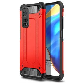 Microsonic Xiaomi Mi 10T Pro Rugged Armor Kırmızı Kılıf
