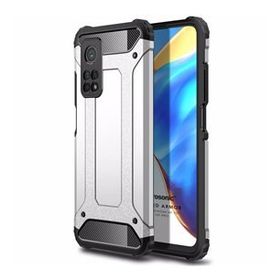 Microsonic Xiaomi Mi 10T Rugged Armor Gümüş Kılıf