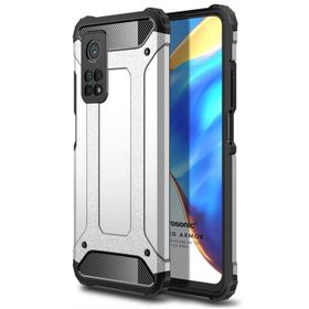 Microsonic Xiaomi Mi 10T Rugged Armor Gümüş Kılıf