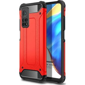 Microsonic Xiaomi Mi 10T Rugged Armor Kırmızı Kılıf