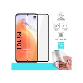 Microsonic Xiaomi Mi 10T Seramik Matte Flexible Siyah Ekran Koruyucu