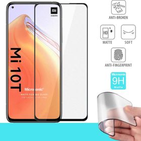 Microsonic Xiaomi Mi 10T Seramik Matte Flexible Siyah Ekran Koruyucu