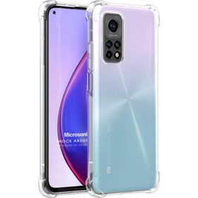 Microsonic Xiaomi Mi 10T Shock Absorbing Şeffaf Cep Telefonu Kılıfı