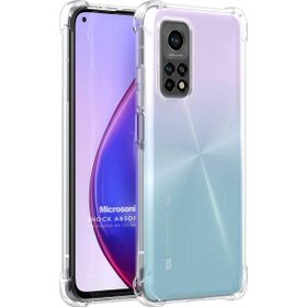 Microsonic Xiaomi Mi 10T Shock Absorbing Şeffaf Cep Telefonu Kılıfı