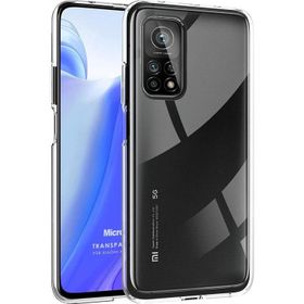 Microsonic Xiaomi Mi 10T Transparent Soft Beyaz Kılıf