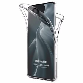 Microsonic Xiaomi Mi 11 6 Tarafı Tam Full Koruma 360 Clear Soft Şeffaf Kılıf