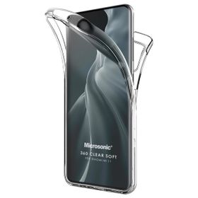Microsonic Xiaomi Mi 11 6 Tarafı Tam Full Koruma 360 Clear Soft Şeffaf Kılıf