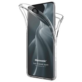 Microsonic Xiaomi Mi 11 6 Tarafı Tam Full Koruma 360 Clear Soft Şeffaf Kılıf