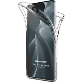 Microsonic Xiaomi Mi 11 6 Tarafı Tam Full Koruma 360 Clear Soft Şeffaf Kılıf