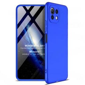 Microsonic Xiaomi Mi 11 Lite Double Dip 360 Protective Mavi Kılıf