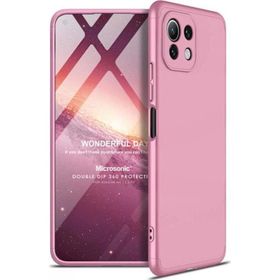 Microsonic Xiaomi Mi 11 Lite Double Dip 360 Protective Rose Gold Kılıf