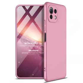 Microsonic Xiaomi Mi 11 Lite Double Dip 360 Protective Rose Gold Kılıf